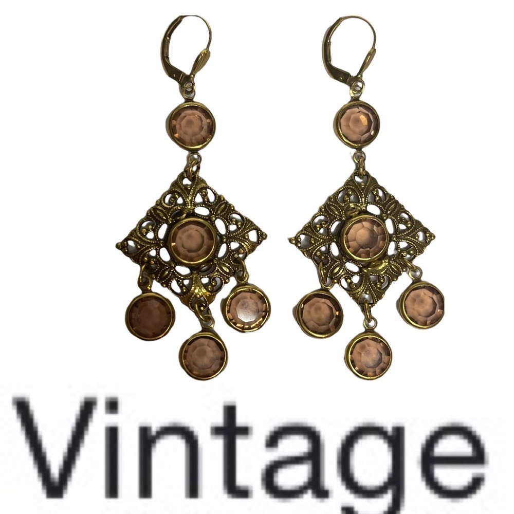 1970’s/80’s Boho Chandelier Earrings